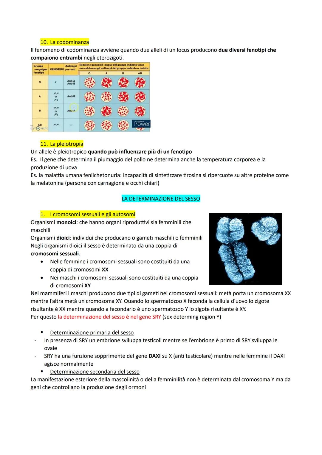 1. Introduzione
La genetica è lo studio delle leggi e dei meccanismi che permettono la trasmissione dei caratteri da una
generazione all'alt