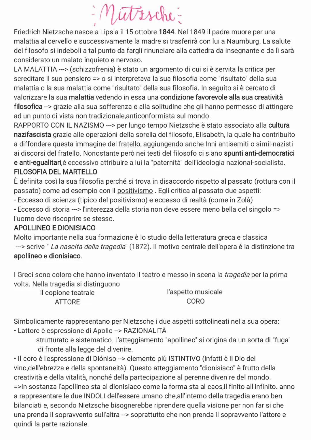 Scopri il Pensiero di Nietzsche: Riassunto Semplice e Schemi Facili!