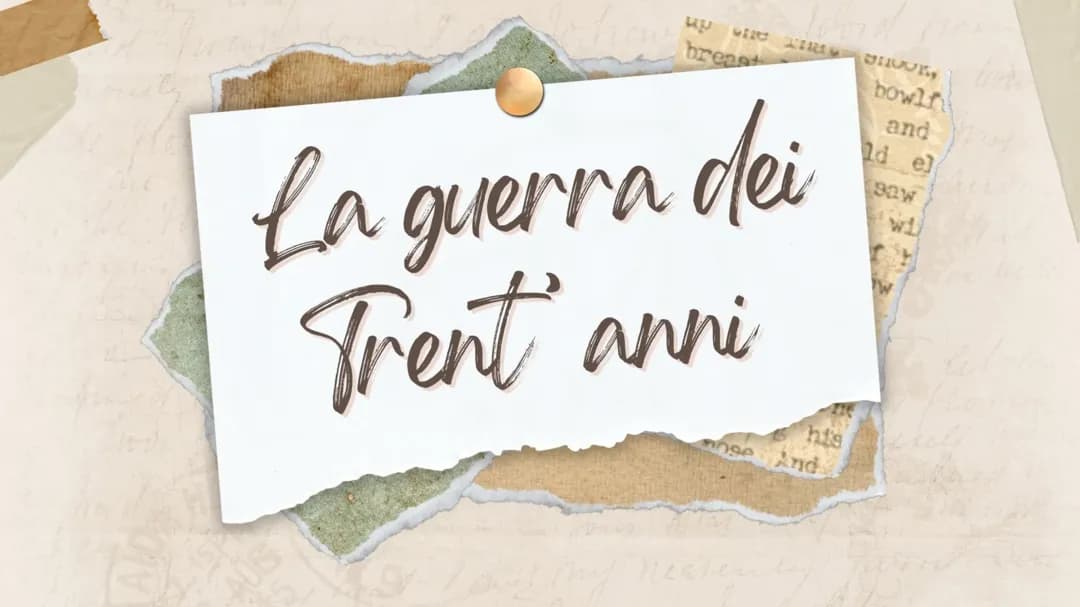 La guerra dei Trent'anni e le sue fasi, presentazione.