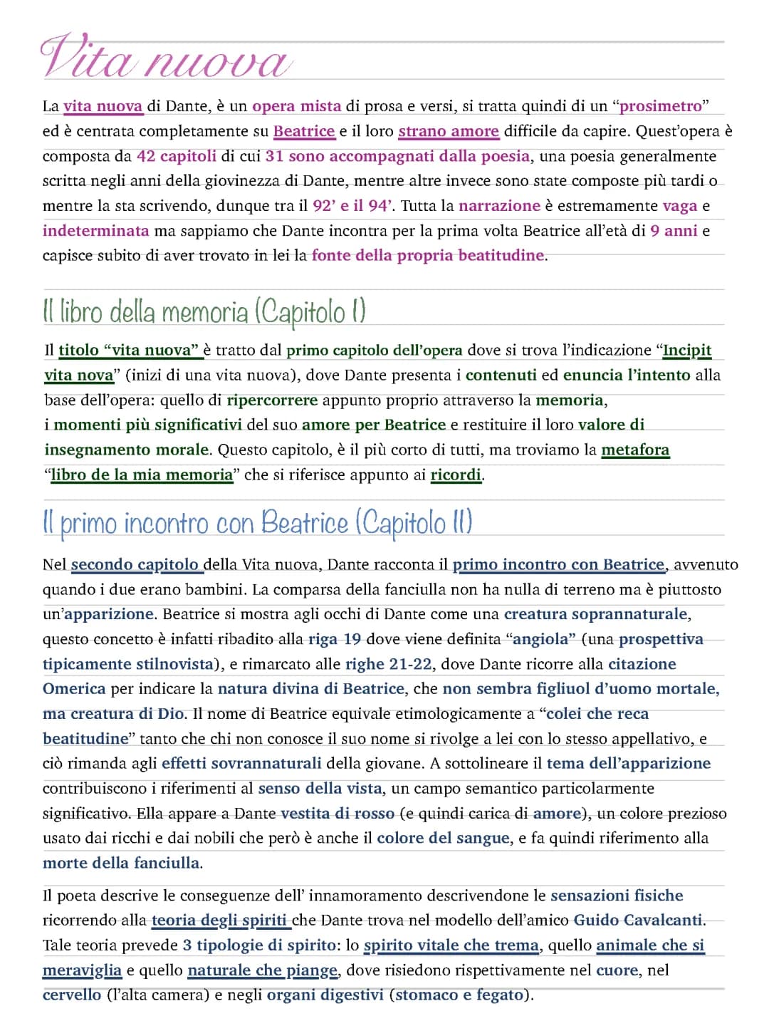 Appunti di letteratura italiana 
