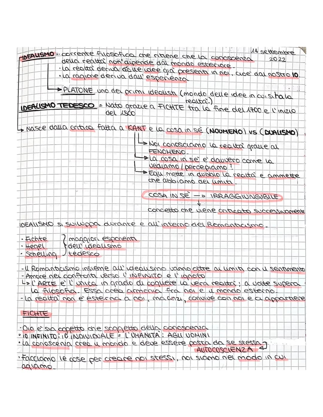 ADEAUSMO
4H
= corrente filosofico che ritiene che la conoscenza
delia realtà non' dipende dal mondo esteriore.
PLATONE uno dei primi idealis