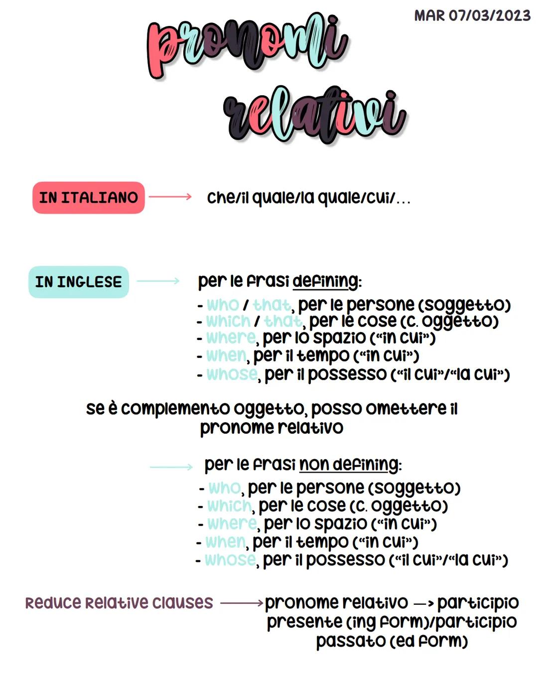 Guida Facile ai Pronomi Relativi in Inglese