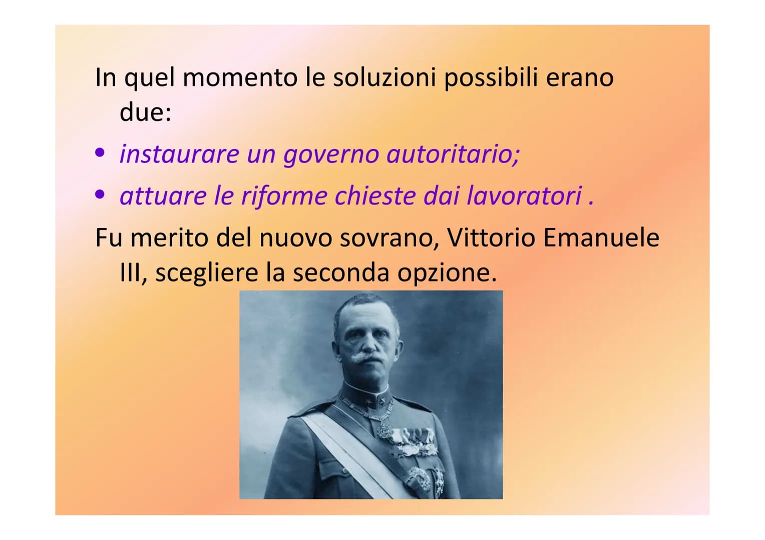 L'ETÀ GIOLITTIANA
Alunna: Giani Costanza
Classe: 3^D
Disciplina: Storia L'Italia di Giolitti
Il 1900 fu un anno
drammatico per l'Italia
con 