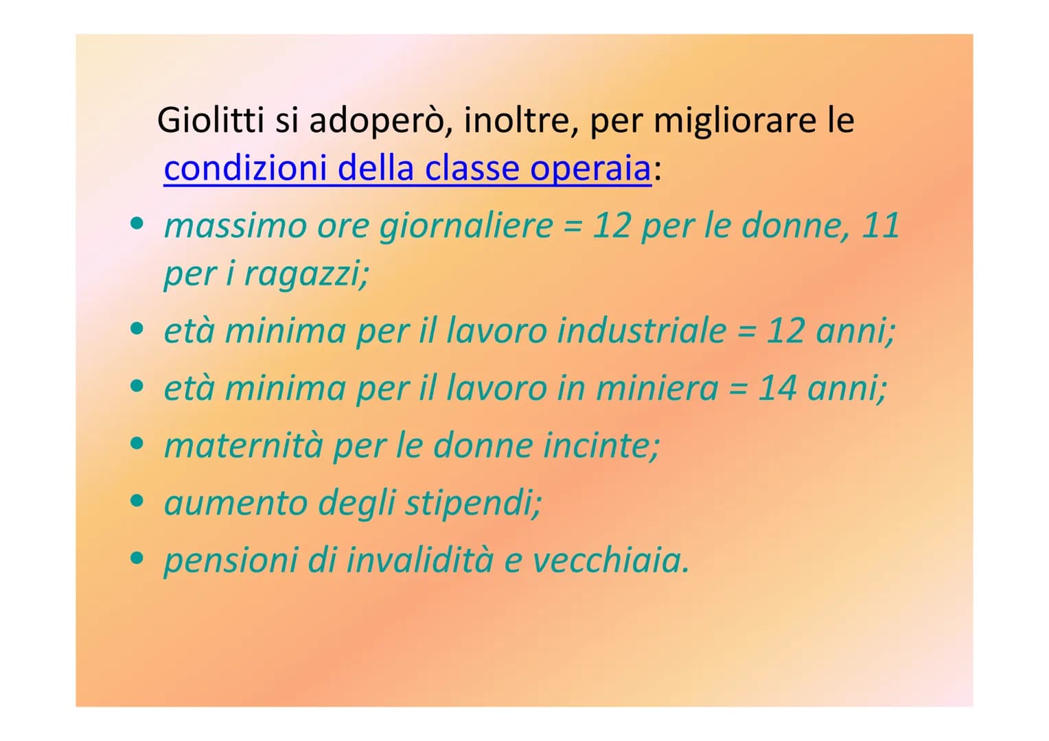 L'ETÀ GIOLITTIANA
Alunna: Giani Costanza
Classe: 3^D
Disciplina: Storia L'Italia di Giolitti
Il 1900 fu un anno
drammatico per l'Italia
con 