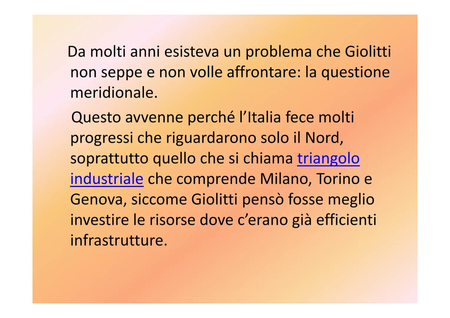 L'ETÀ GIOLITTIANA
Alunna: Giani Costanza
Classe: 3^D
Disciplina: Storia L'Italia di Giolitti
Il 1900 fu un anno
drammatico per l'Italia
con 