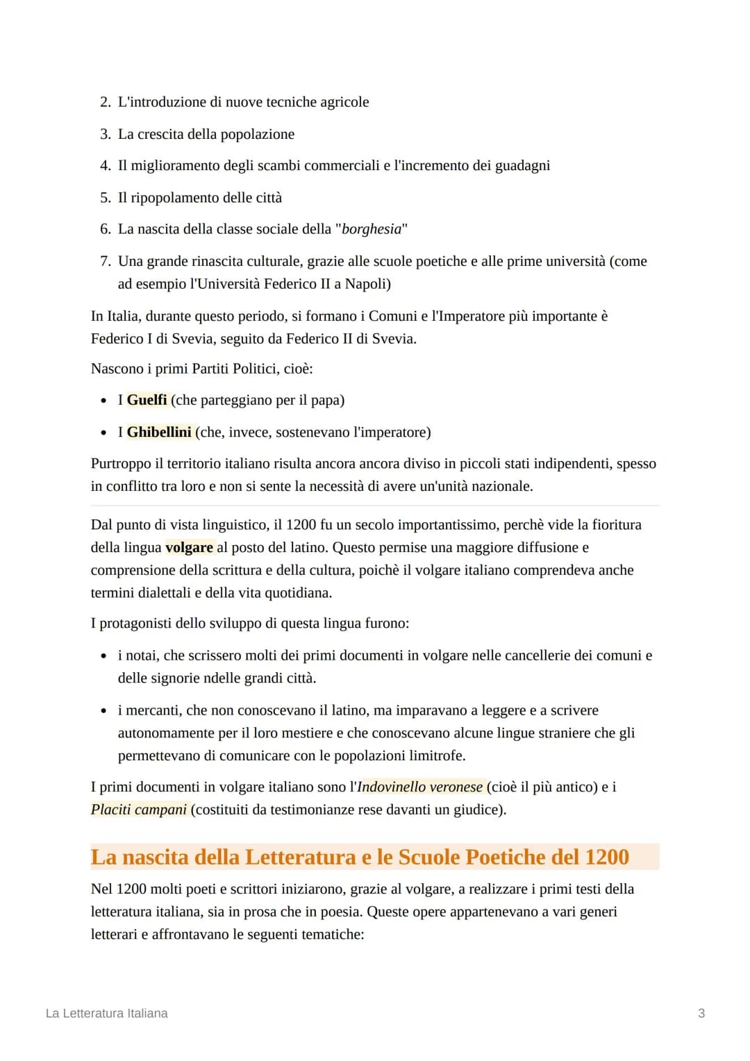 
<p>La letteratura italiana è l'insieme delle opere scritte e pervenute fino al presente. Essa costituisce una "sintesi organica dell'anima 