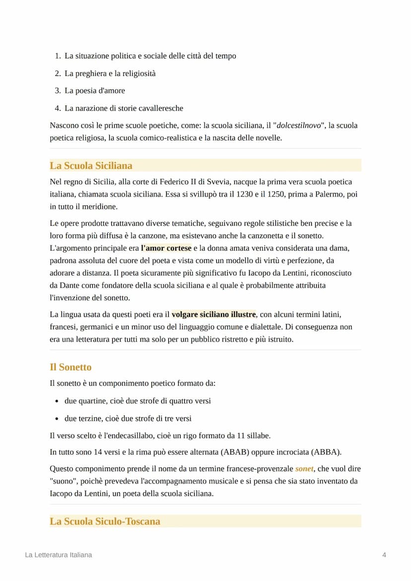 
<p>La letteratura italiana è l'insieme delle opere scritte e pervenute fino al presente. Essa costituisce una "sintesi organica dell'anima 