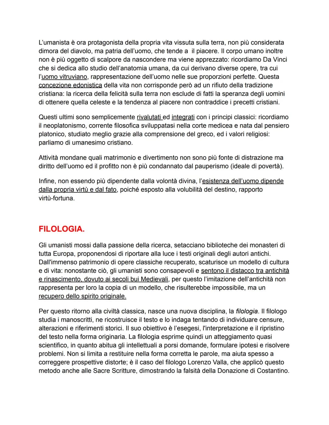 UMANESIMO E RINASCIMENTO
L'Umanesimo ed il Rinascimento sono due correnti seguenti al Medioevo: l'Umanesimo
corrisponde alla prima fase dell