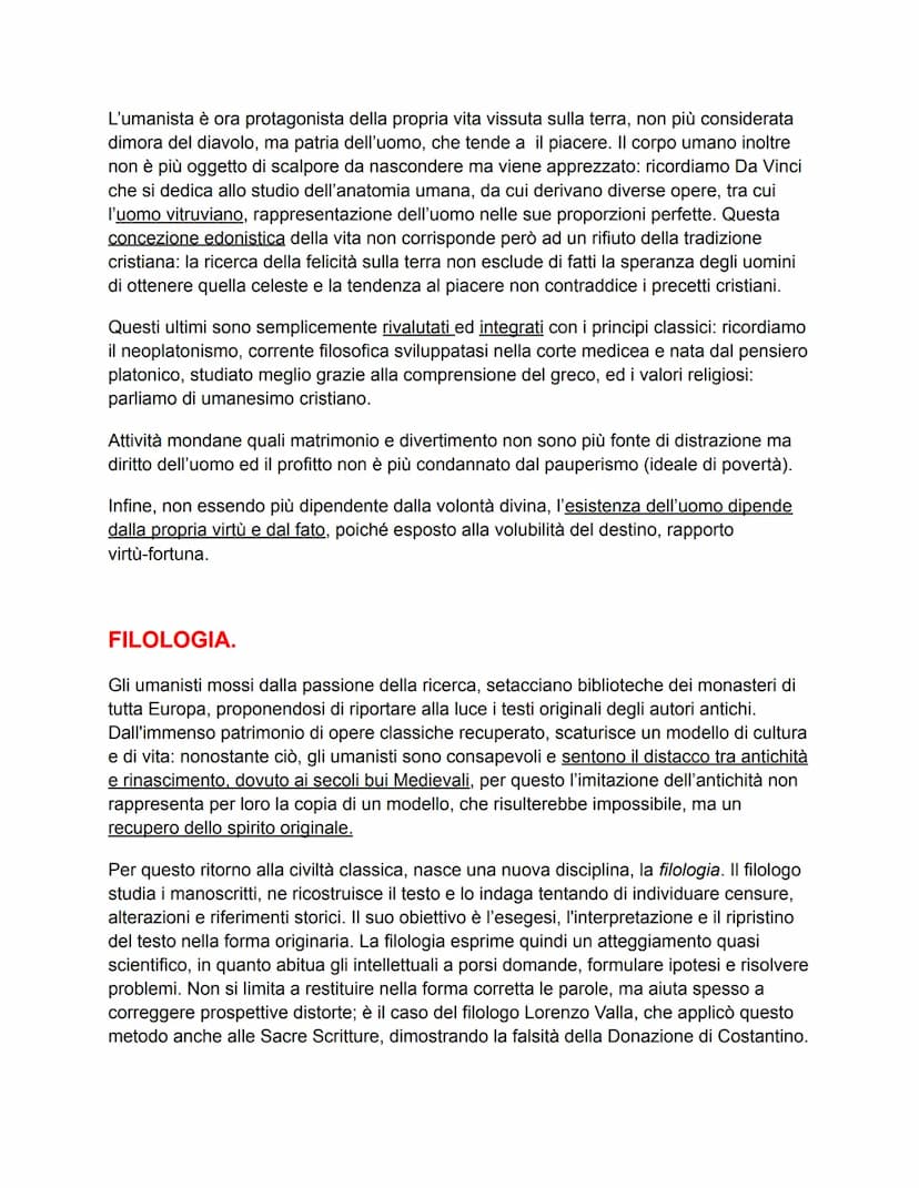 UMANESIMO E RINASCIMENTO
L'Umanesimo ed il Rinascimento sono due correnti seguenti al Medioevo: l'Umanesimo
corrisponde alla prima fase dell