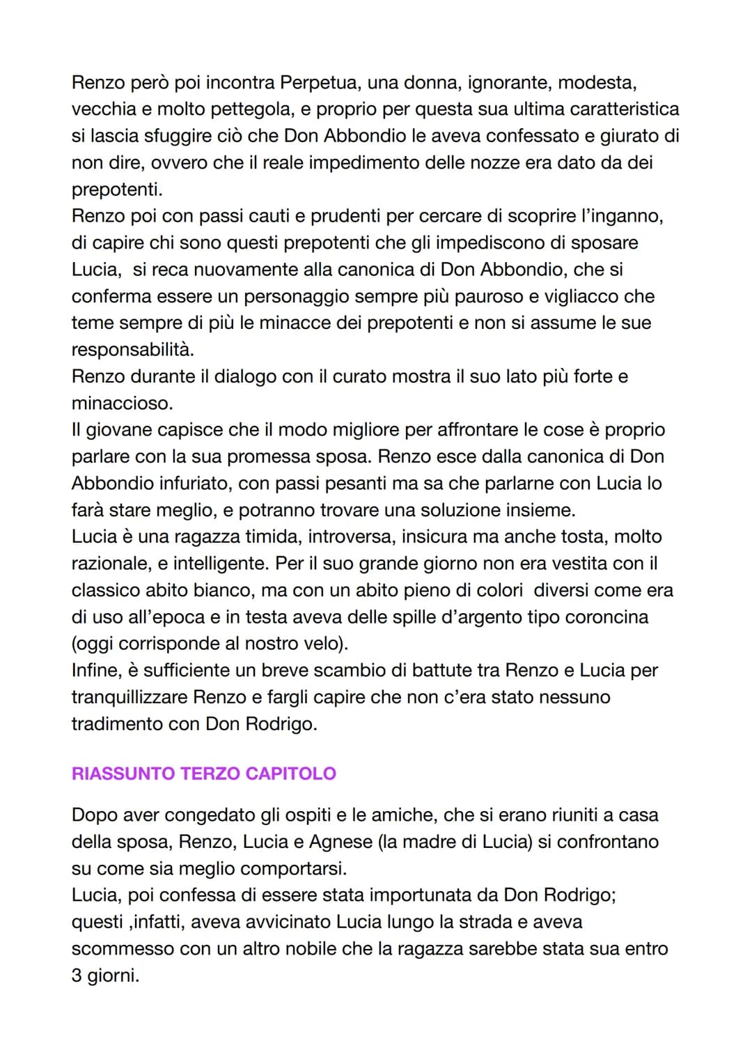 RIASSUNTO PROMESSI SPOSI
RIASSUNTO PRIMO CAPITOLO
Il racconto comincia con una descrizione precisa e dettagliata dei
luoghi in cui è ambient