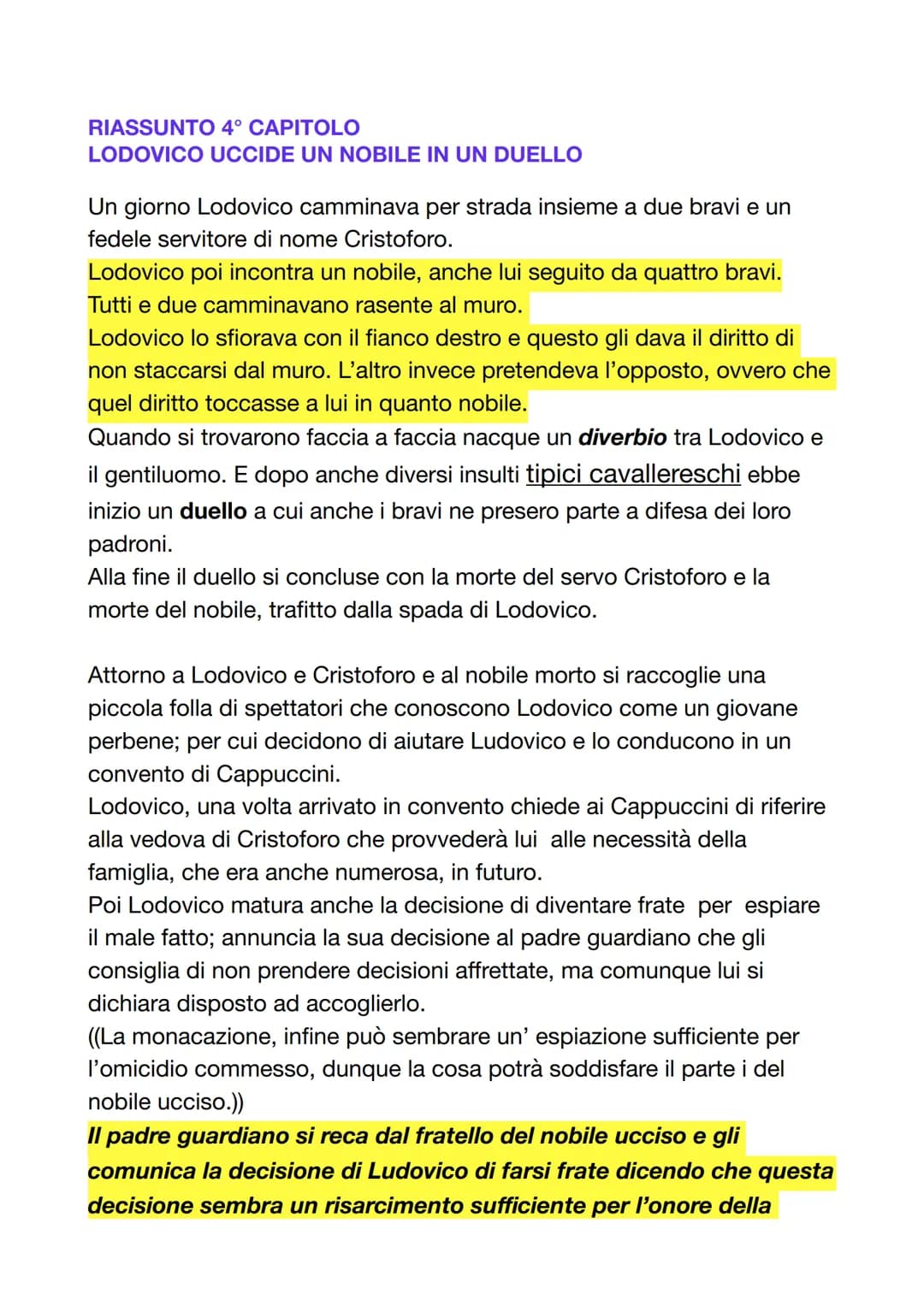 RIASSUNTO PROMESSI SPOSI
RIASSUNTO PRIMO CAPITOLO
Il racconto comincia con una descrizione precisa e dettagliata dei
luoghi in cui è ambient