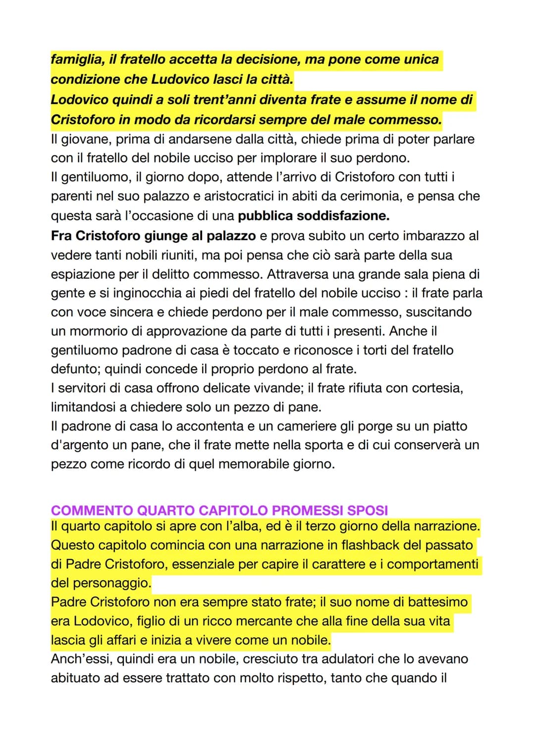 RIASSUNTO PROMESSI SPOSI
RIASSUNTO PRIMO CAPITOLO
Il racconto comincia con una descrizione precisa e dettagliata dei
luoghi in cui è ambient