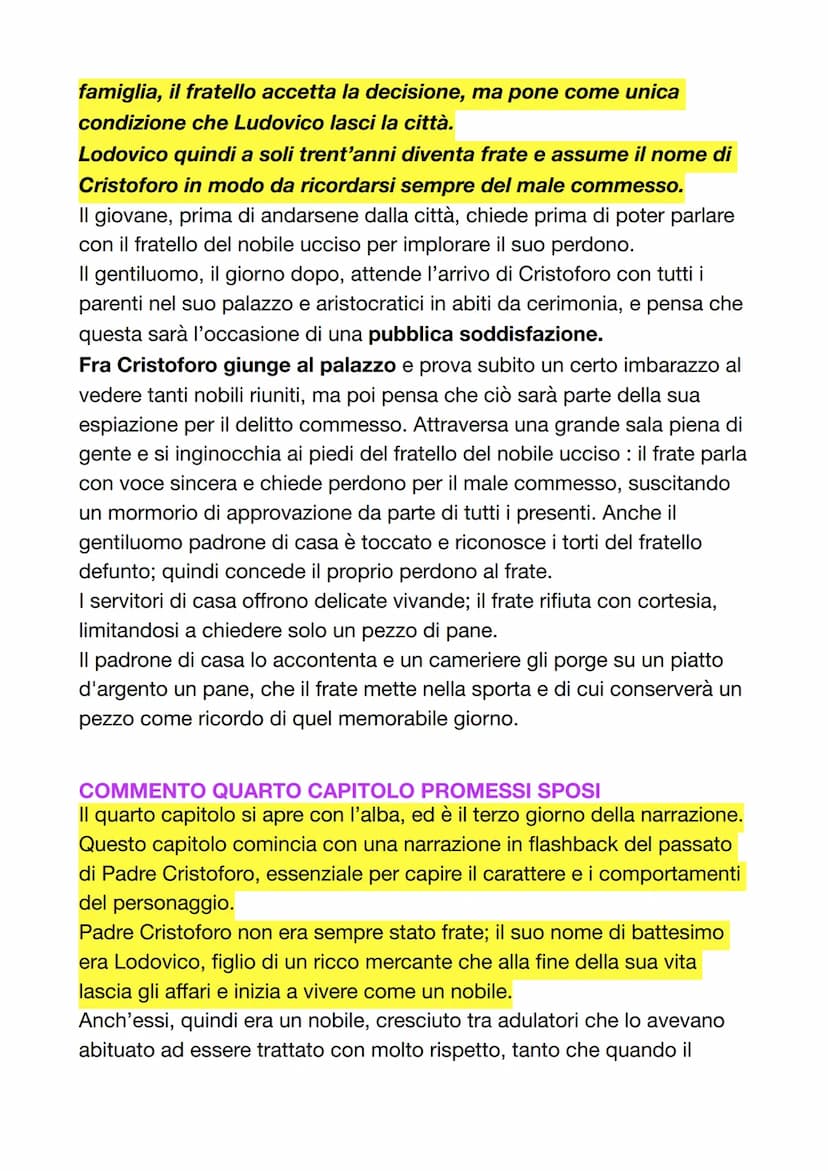 RIASSUNTO PROMESSI SPOSI
RIASSUNTO PRIMO CAPITOLO
Il racconto comincia con una descrizione precisa e dettagliata dei
luoghi in cui è ambient