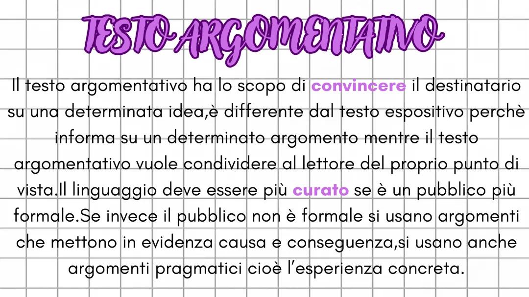 Testo argomentativo 