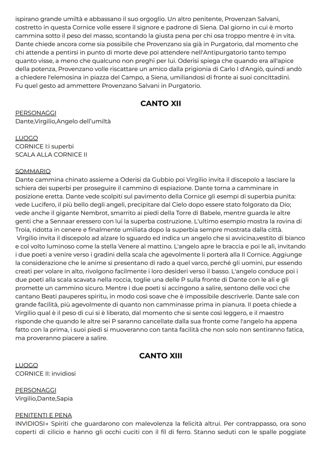 STRUTTURA
Il Purgatorio si presenta con una struttura speculare rispetto all'Inferno.
Viene rappresentato come una grande isola,una montagna