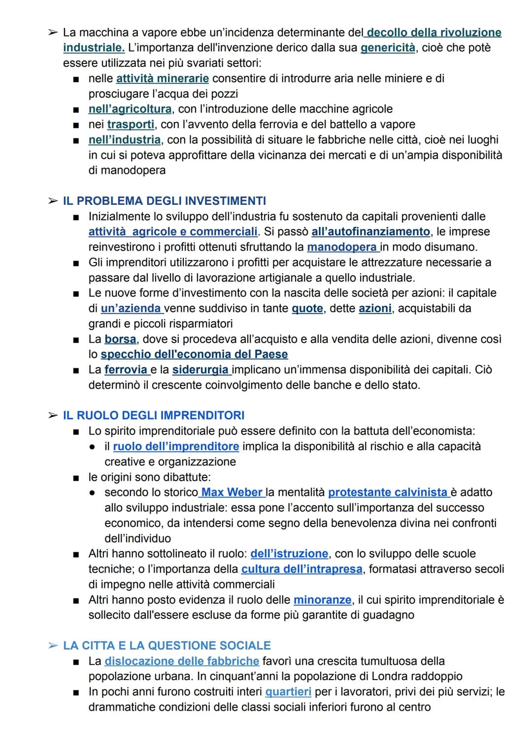 
<p>La prima rivoluzione industriale fu il risultato di un insieme di innovazioni economiche e sociali, che a partire dal modo di produrre, 