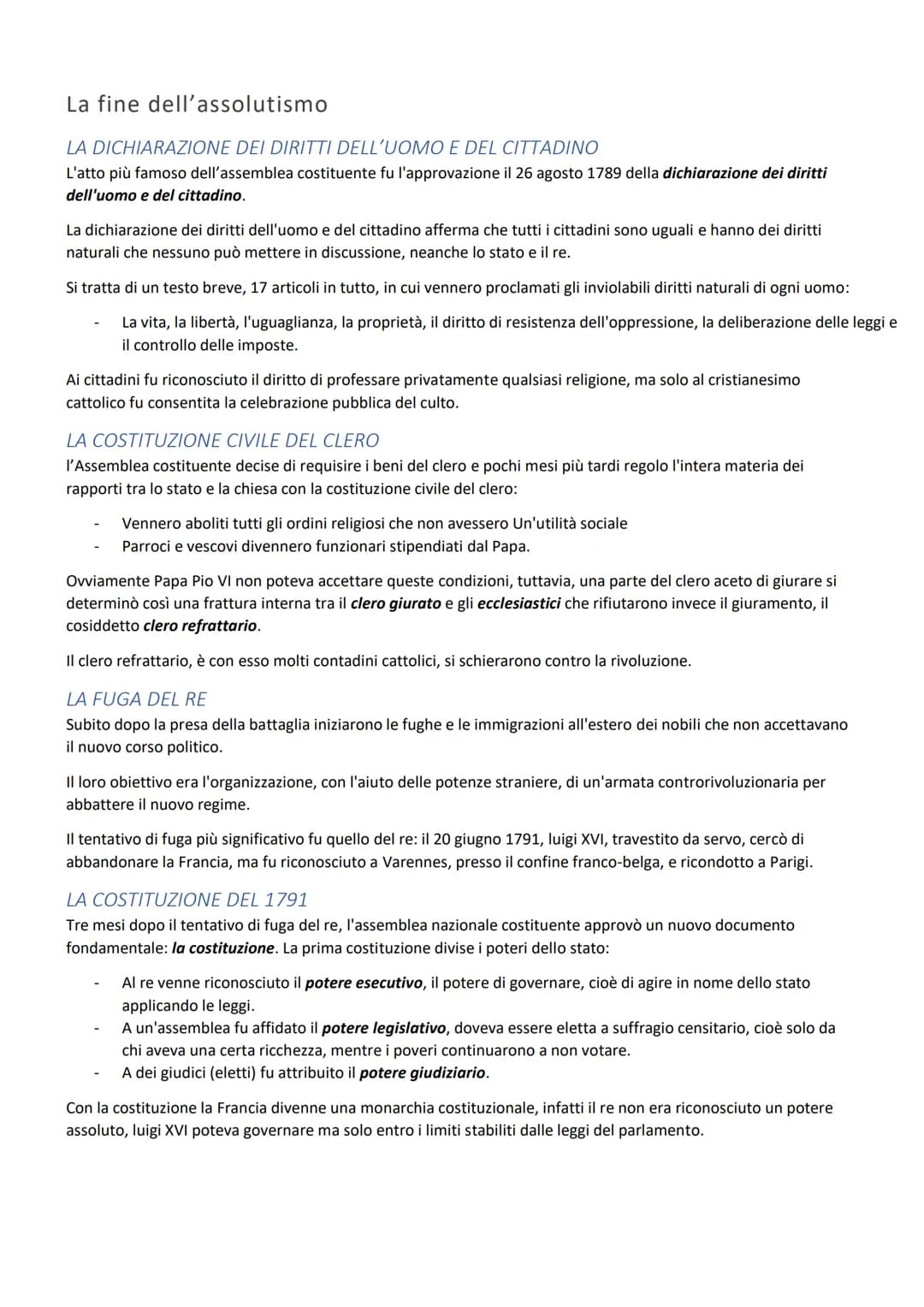 LA RIVOLUZIONE FRANCESE
La crisi dell'Antico Regime in Francia
L'ANTICO REGIME E L'INSODDISFAZIONE DELLA BORGHESIA
Alla fine del Settecento,