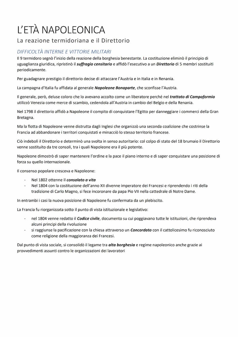 LA RIVOLUZIONE FRANCESE
La crisi dell'Antico Regime in Francia
L'ANTICO REGIME E L'INSODDISFAZIONE DELLA BORGHESIA
Alla fine del Settecento,
