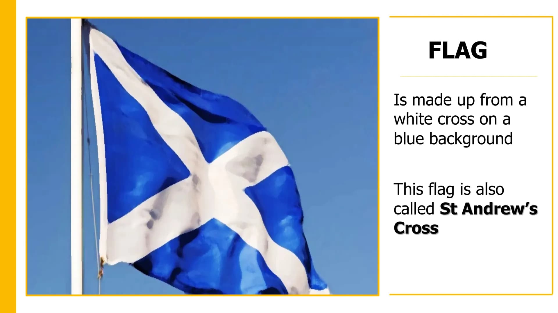 Scotland
English
N
S.
E Geography:
Scotland is situated in the north of Britain. It borders in the south with England, in the north
with the