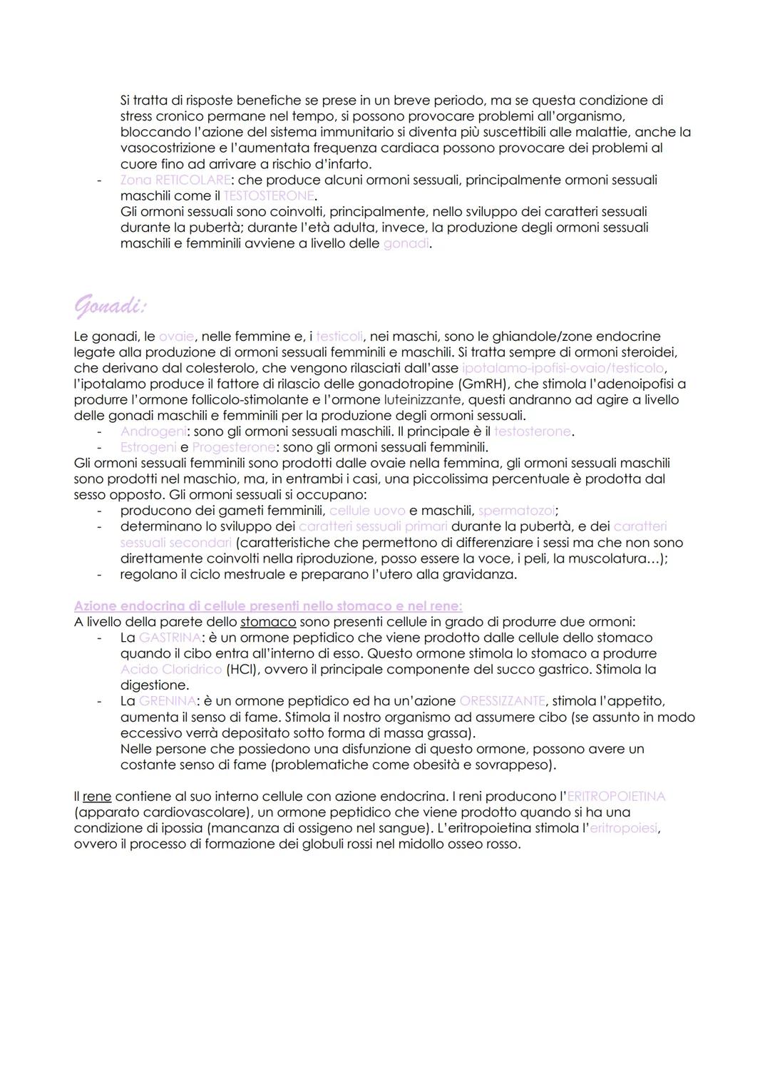 # Sistema Endocrino

Il sistema endocrino è costituito da una serie di organi che vengono chiamati GHIANDOLE che
collaborano con il sistema 
