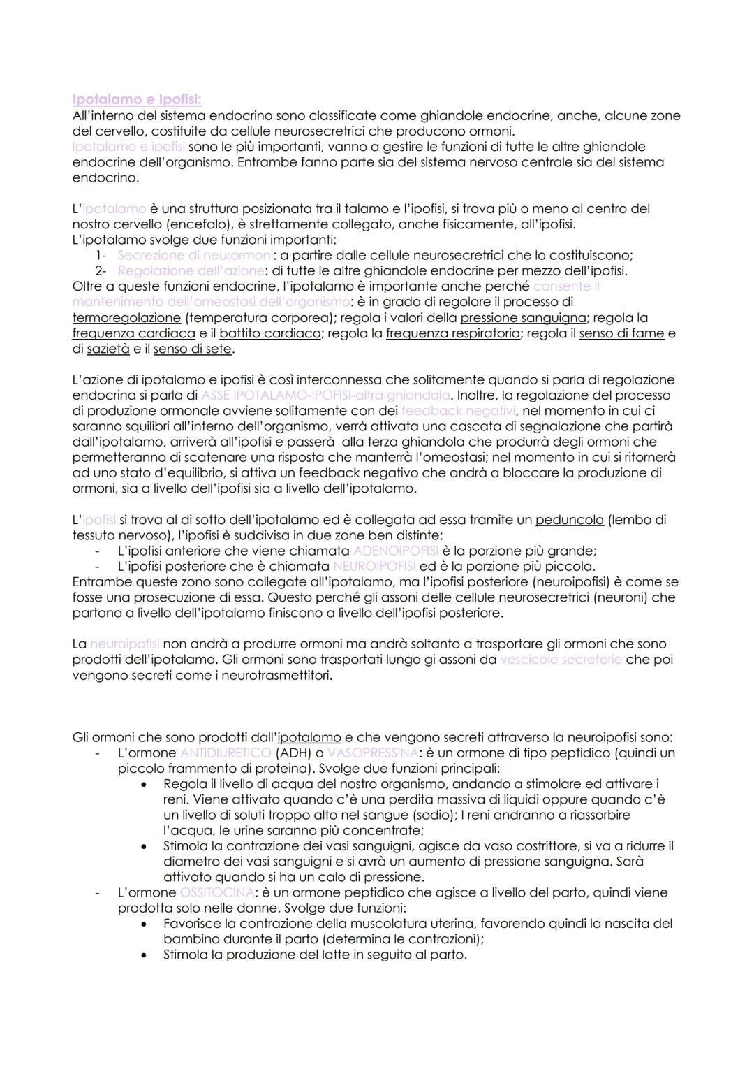 # Sistema Endocrino

Il sistema endocrino è costituito da una serie di organi che vengono chiamati GHIANDOLE che
collaborano con il sistema 