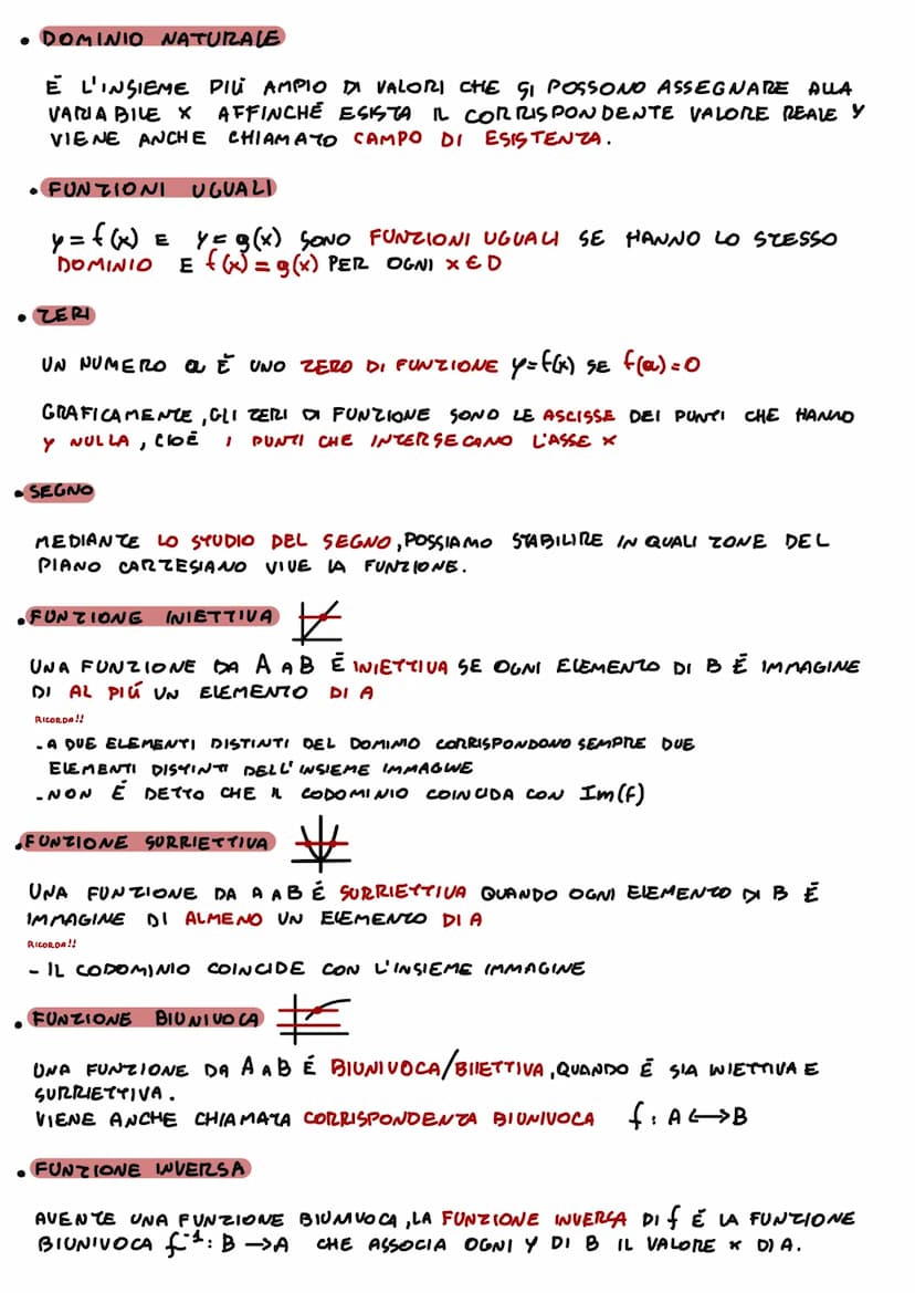 . LE FUNZIONI
DEFINIZIONE DI FUNZIONE
UNA RELAZIONE & FRA DUE INSIEMI A E B E UNA FUNZIONE SE
DI A ASSOCIA UNO E UNO SOLO ELEMENTO DI B.
VIE