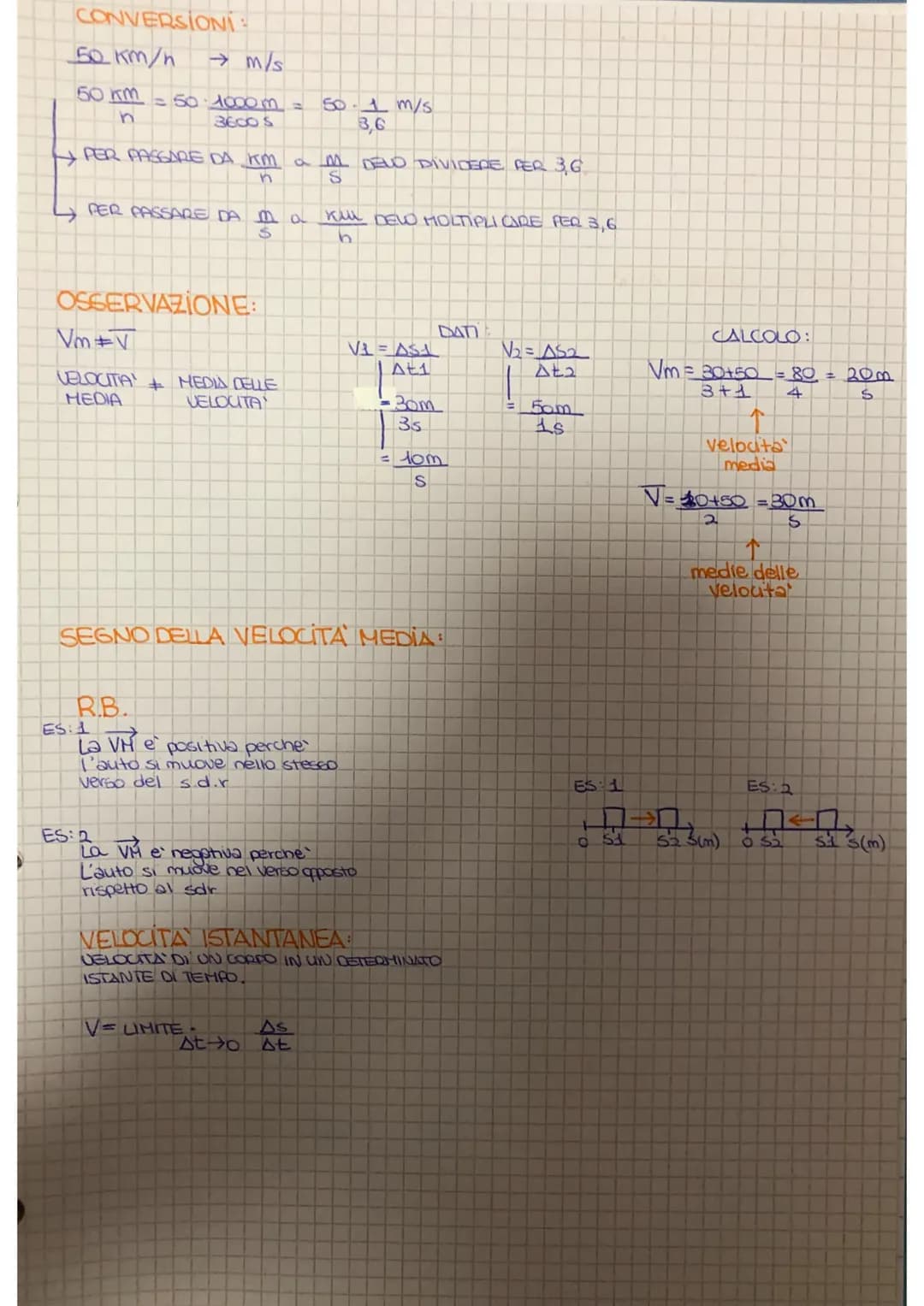 CONVERSIONI
50 km/h
→ m/s
50 km = 50-1000m = 50.1 m/s
3,6
n
3600 S
PER PASSARE DA KM
OSSERVAZIONE:
Es En
PER PASSARE DA M a KUL DELO MOLTIPL