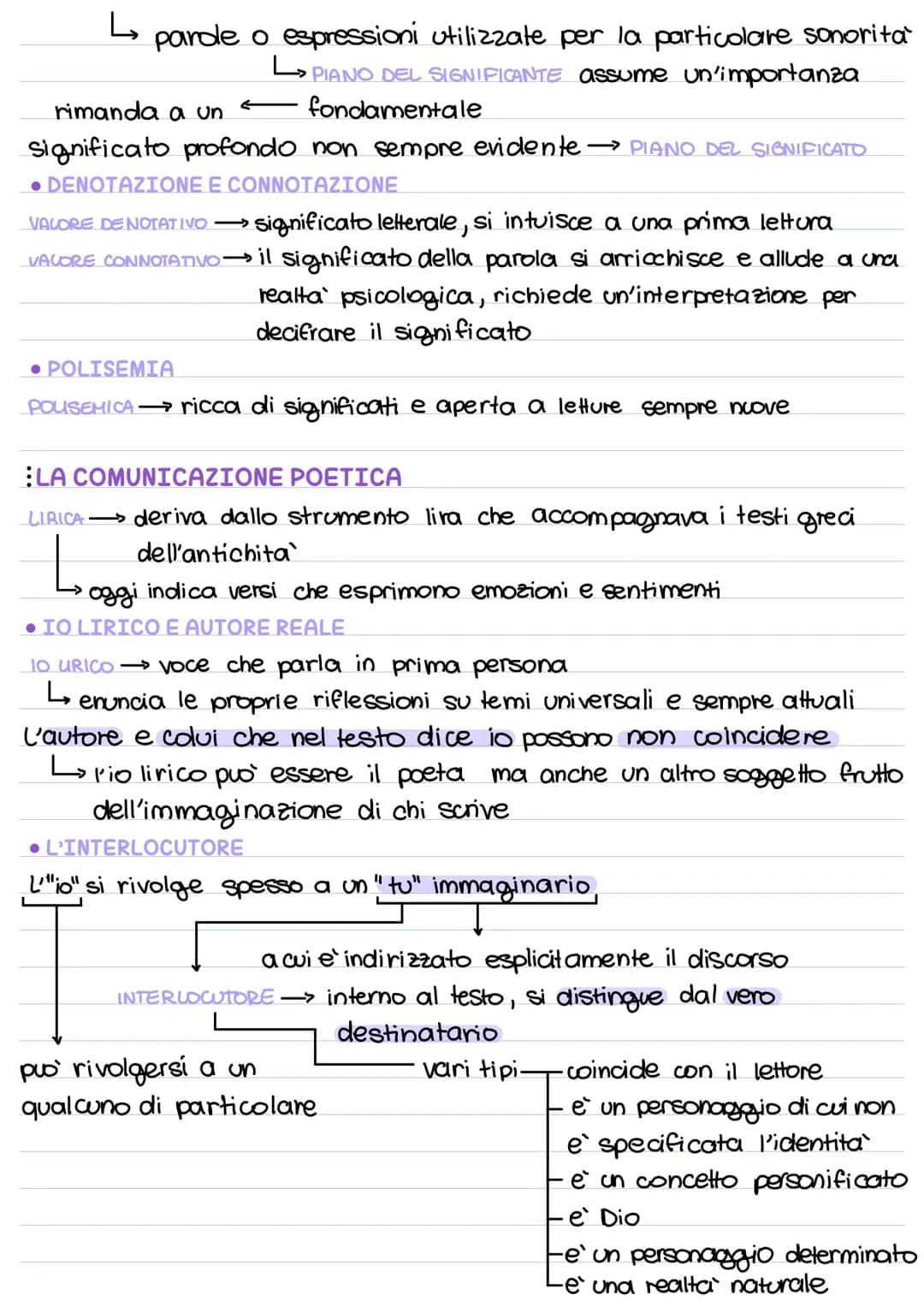 LA STRUTTURA DEL TESTO POETICO
-scrittura non continua
TESTO IN VERSI
↓
poesia
·va a capo prima della fine della riga
- lascia spazi bianchi
