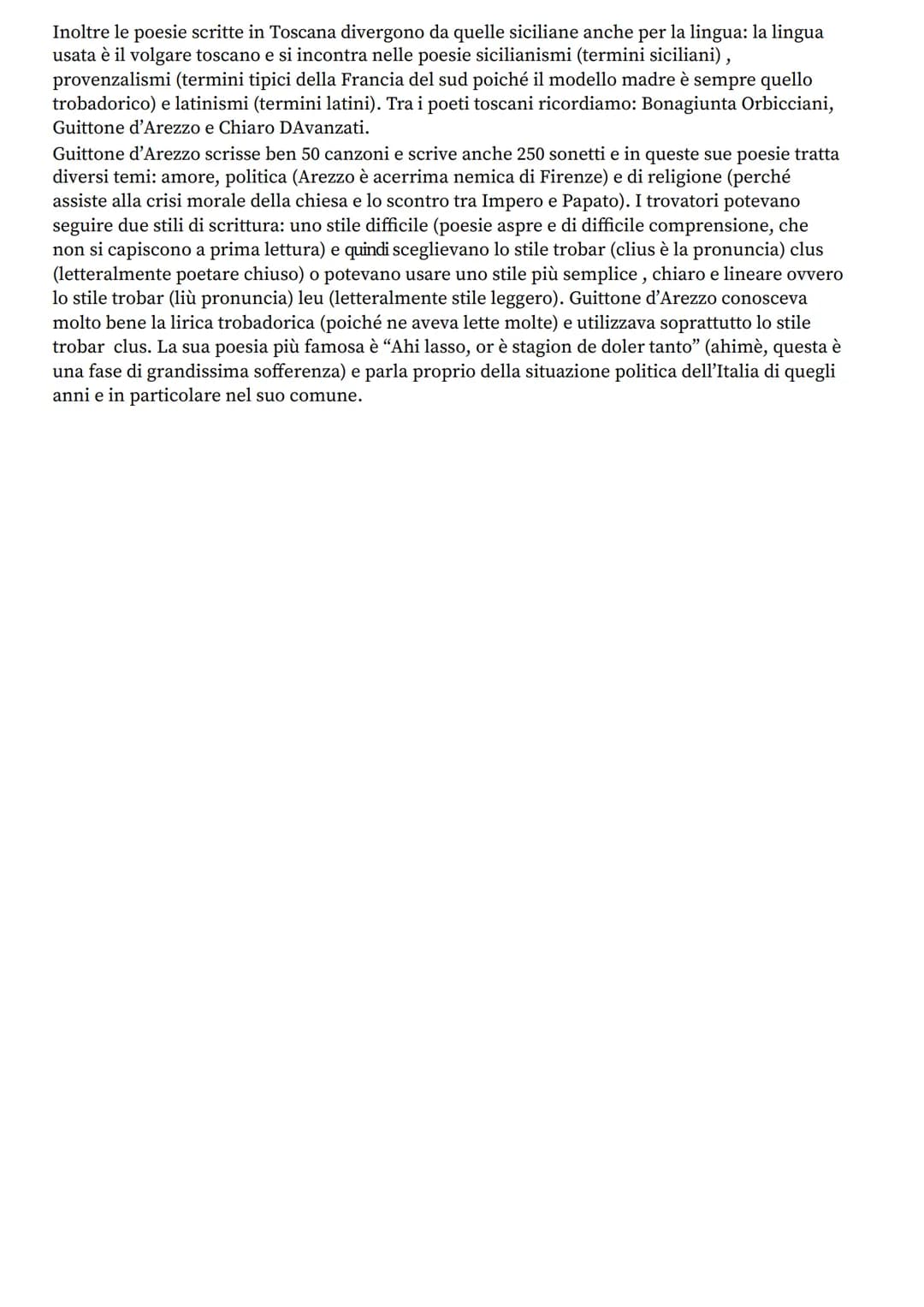 LA POESIA SICULO-TOSCANA (1250)
Prima della poesia siculo-toscana
Nella corte di Federico II di Svevia, a Palermo, nasce la poesia intorno a