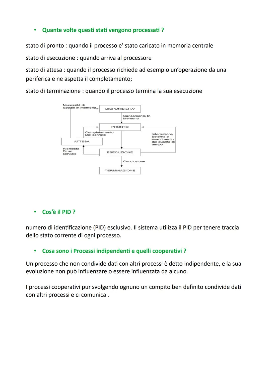 Il Sistema Operativo [SO]
Possibili domande :
●
●
●
●
●
●
Che cosa succede quando si accende il pc ?
Quando il pc si accende l'hardware avvi
