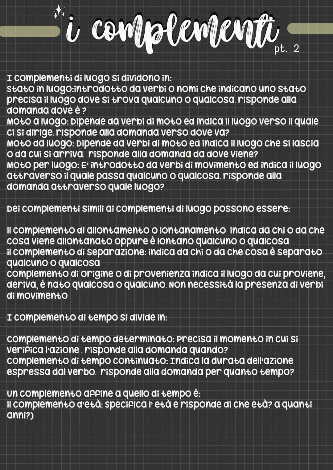 i complementi-
1
il complemento predicativo del soggetto: è un aggettivo o un nome
che completa il significato del predicato e si riferisce 