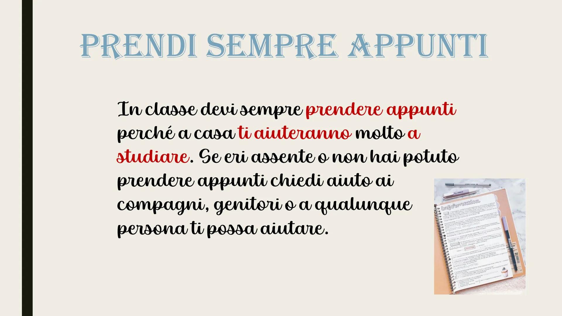 METODO DI STUDIO SPAZIO GIUSTO
La prima cosa che devi fare prima di
iniziare a studiare è trovare un posto
tranquillo e ordinato così potrai