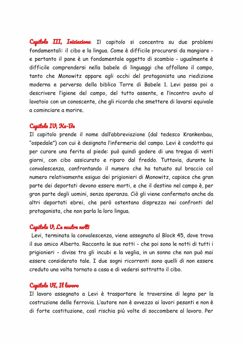 "Se questo è un uomo" di Primo Levi
Se questo è un uomo descrive l'epopea vissuta da Levi, dalla deportazione
in un campo di lavoro di Monow