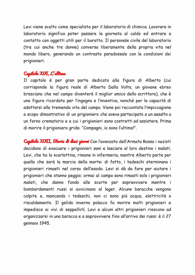 "Se questo è un uomo" di Primo Levi
Se questo è un uomo descrive l'epopea vissuta da Levi, dalla deportazione
in un campo di lavoro di Monow