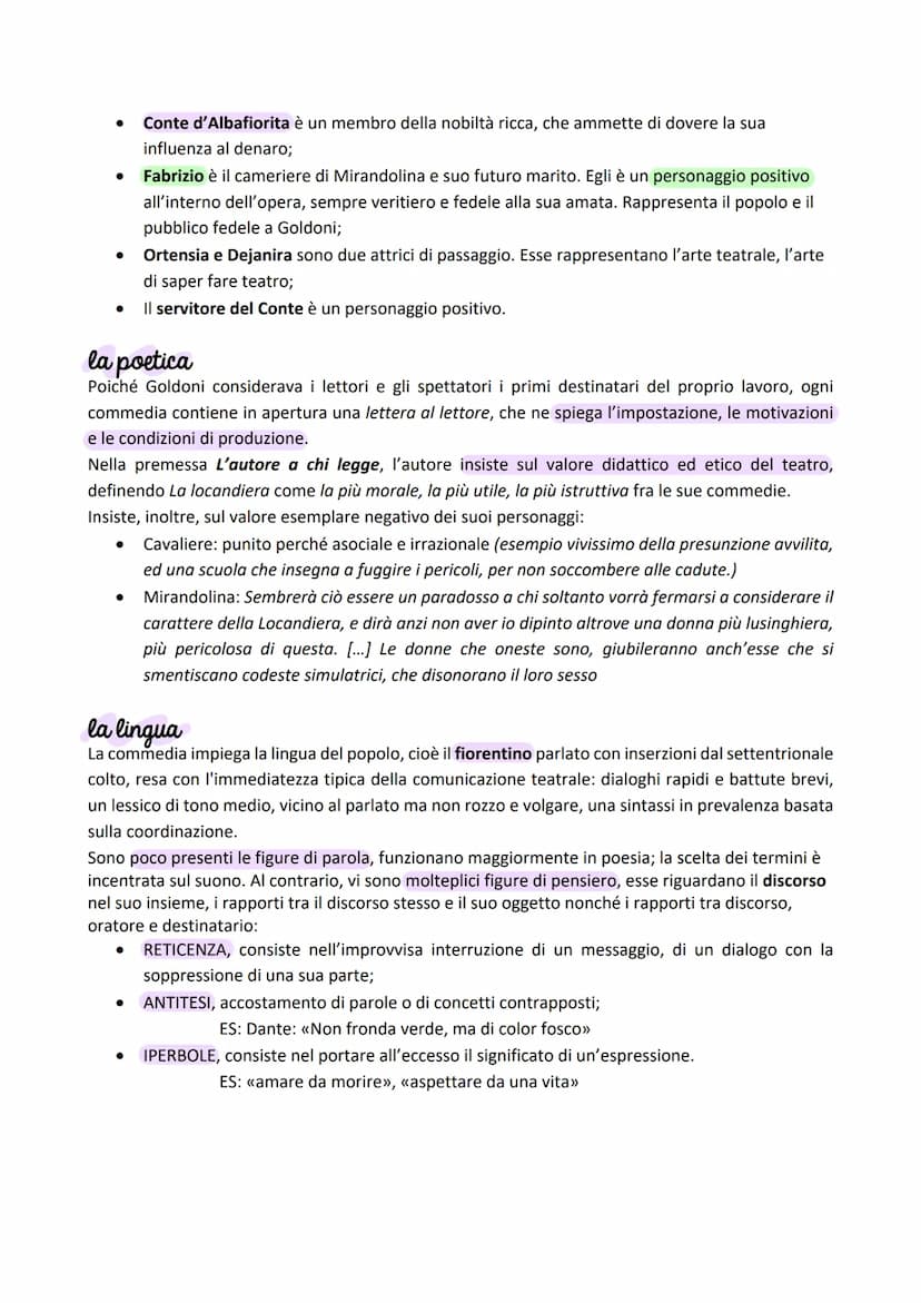 La Cocandiera
il capolavoro della riforma
La produzione di Carlo Goldoni per il Teatro Sant'Angelo (Medebach) culmina con La locandiera,
scr