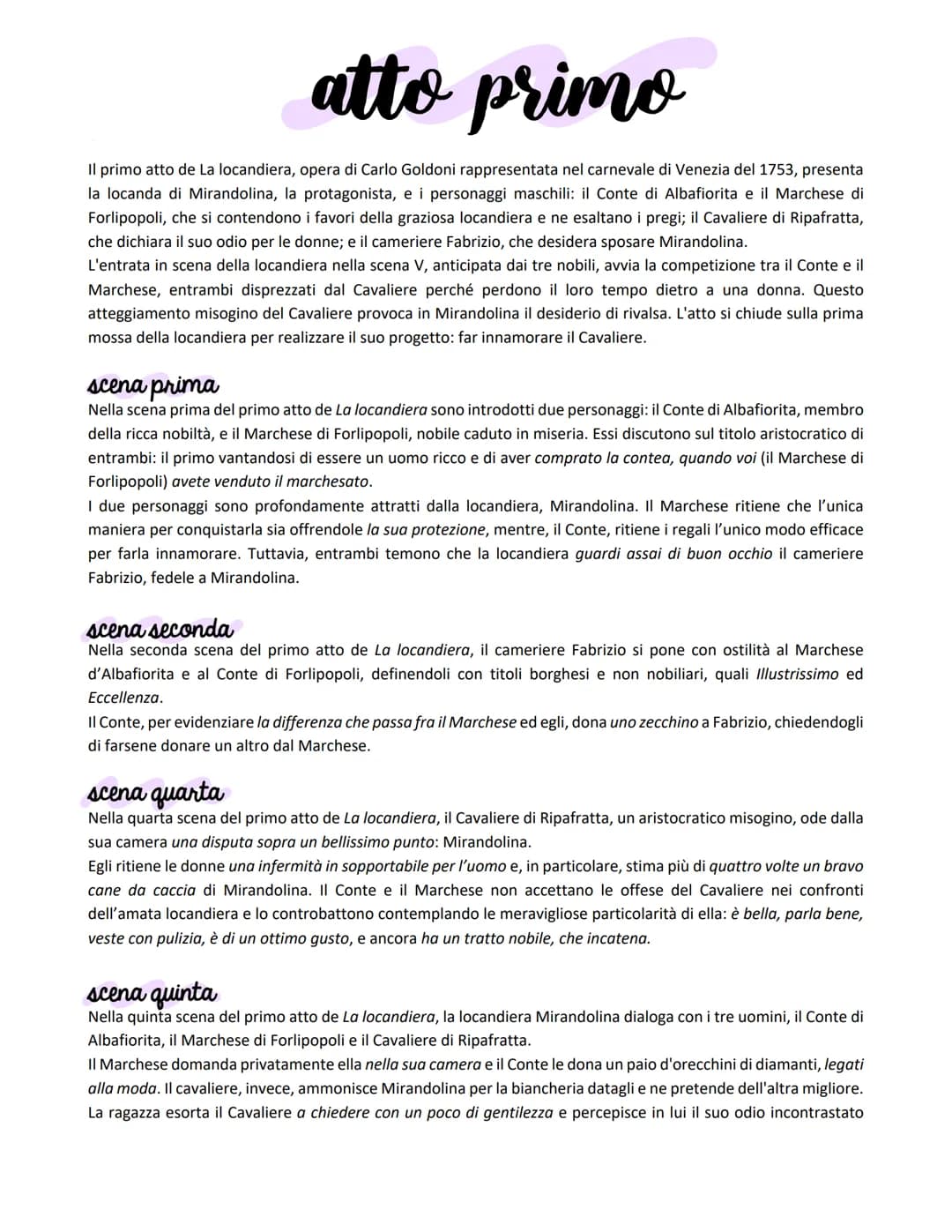 La Cocandiera
il capolavoro della riforma
La produzione di Carlo Goldoni per il Teatro Sant'Angelo (Medebach) culmina con La locandiera,
scr