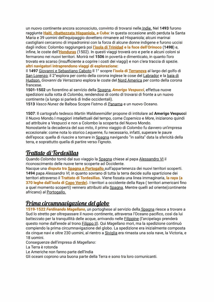 Scoperta dell'America
Causa delle scoperte geografiche
presupposti culturali
.la nuova concezione dell'uomo porta con sé la curiosità di far