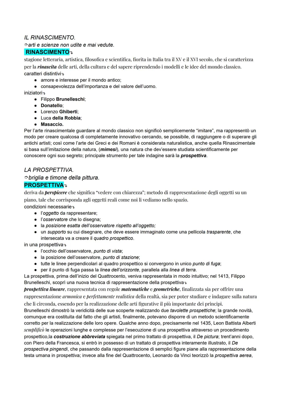IL RINASCIMENTO.
arti e scienze non udite e mai vedute.
RINASCIMENTO
stagione letteraria, artistica, filosofica e scientifica, fiorita in It