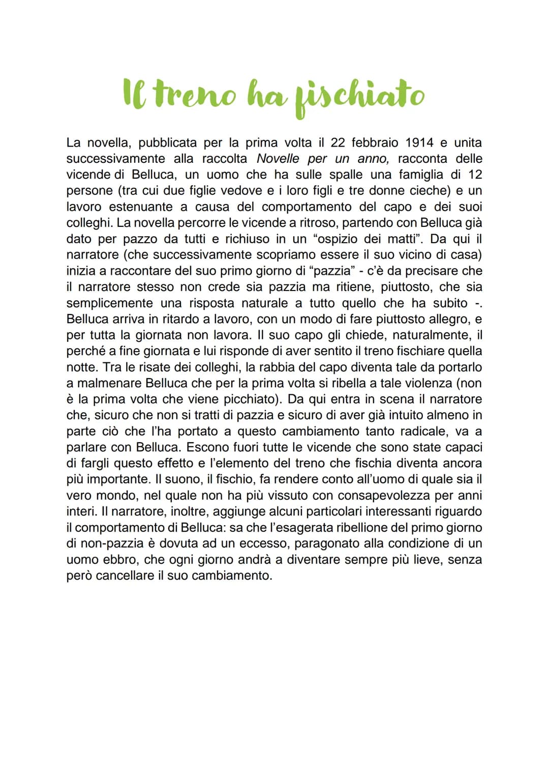 
<p>La novella "Il treno ha fischiato" è stata pubblicata per la prima volta il 22 febbraio 1914 e successivamente inclusa nella raccolta "N