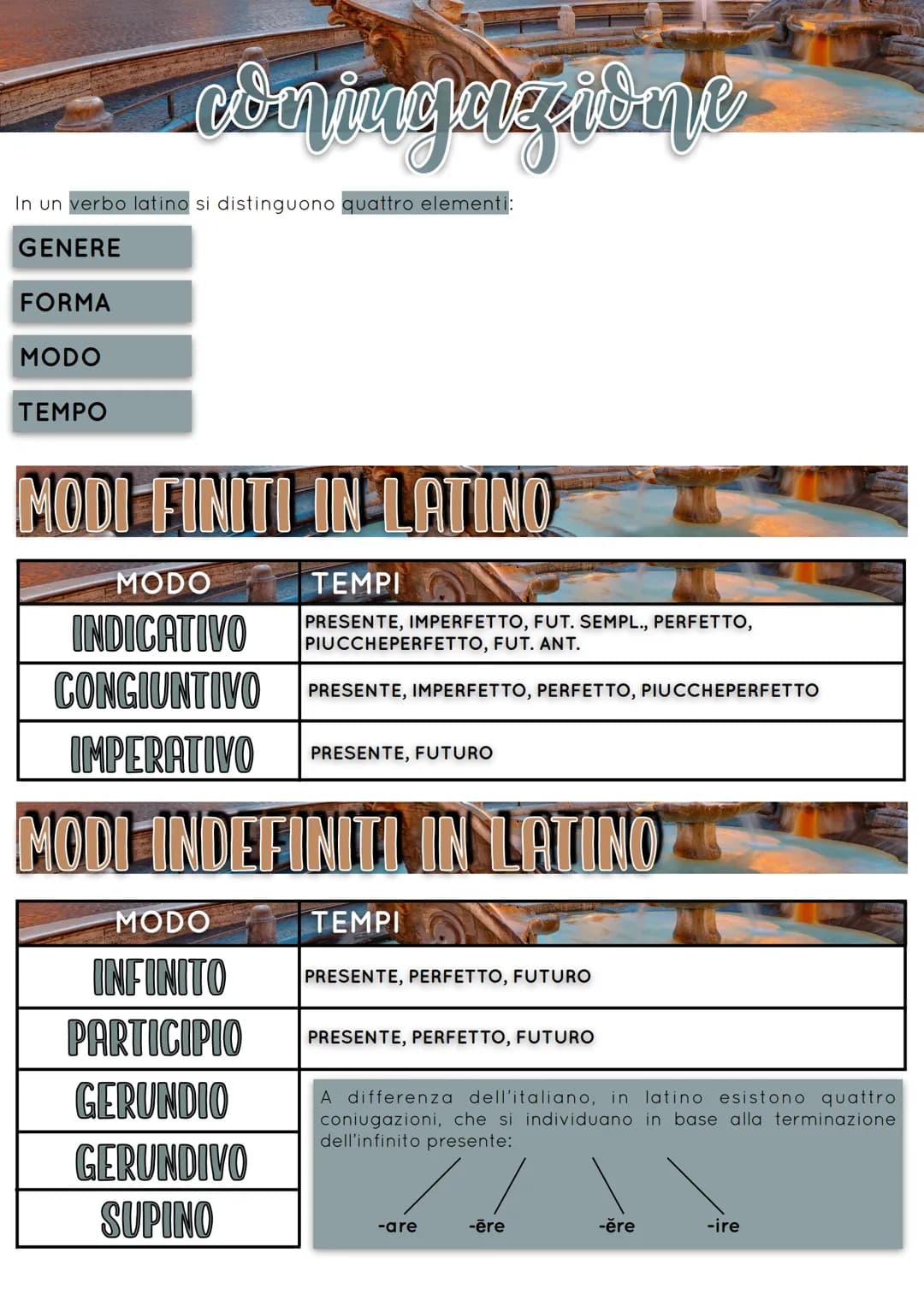 Per raggiungere un argomento specifico, cliccare su uno degli elementi della seguente lista:
-INTRODUZIONE AL VERBO (funzioni, modi finiti e