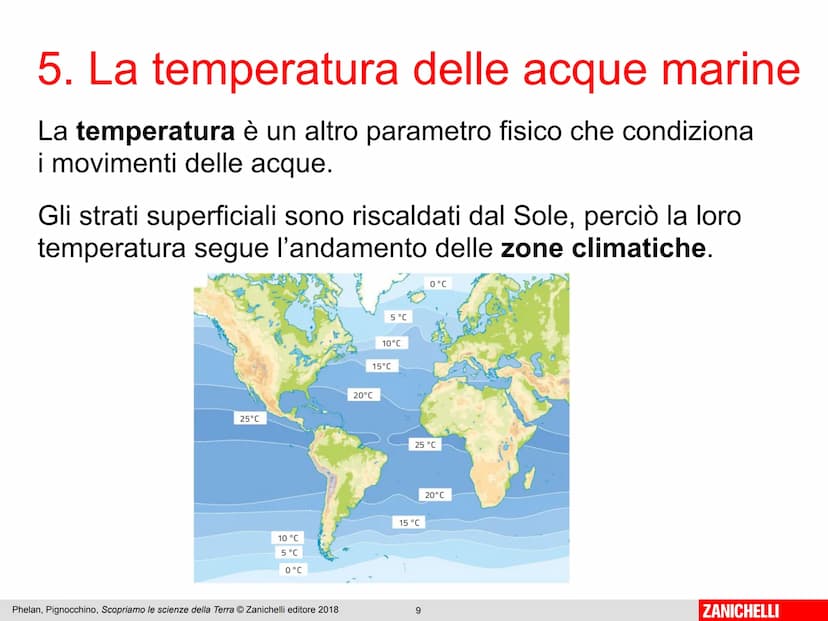 1. Che cos'è l'idrosfera
L'insieme di tutte le acque presenti sulla Terra, in superficie
e nel sottosuolo, costituisce l'idrosfera. L'acqua 