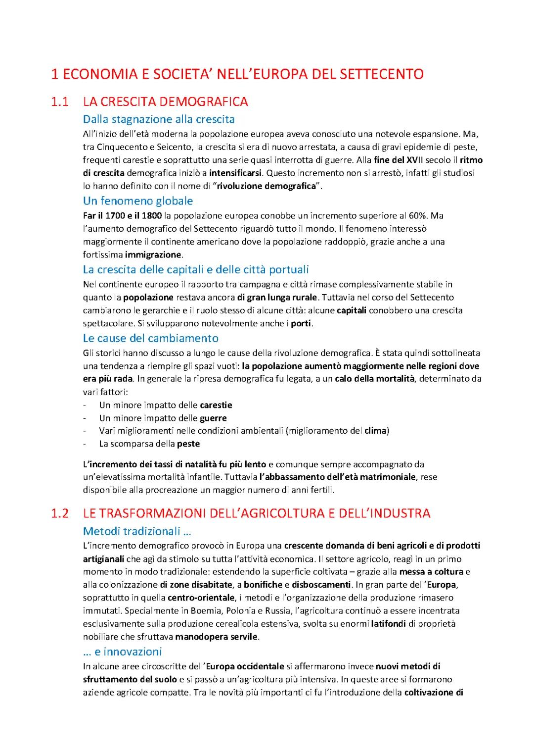 L'economia e le Rivoluzioni del 700': Rivoluzione Agricola e Industriale per Ragazzi