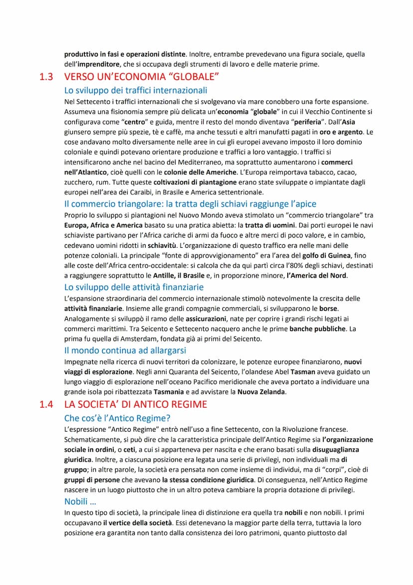 1 ECONOMIA E SOCIETA' NELL'EUROPA DEL SETTECENTO
1.1 LA CRESCITA DEMOGRAFICA
Dalla stagnazione alla crescita
All'inizio dell'età moderna la 