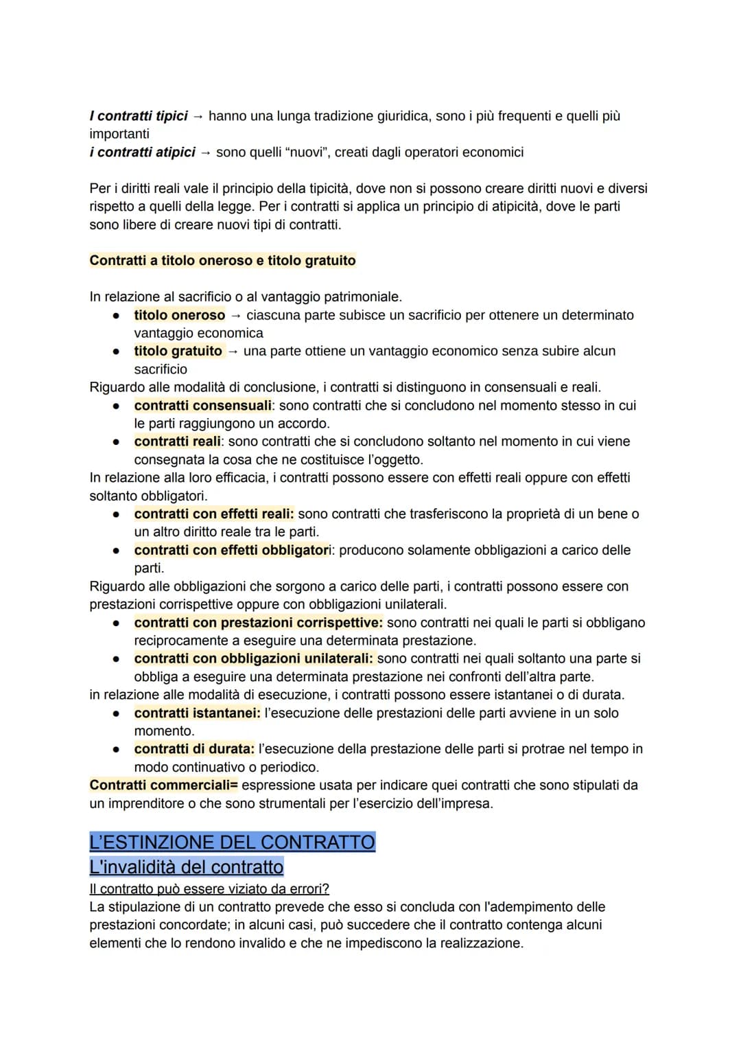LA STRUTTURA DEL CONTRATTO
DEFINIZIONE E CARATTERI DEL CONTRATTO
CONTRATTO= accordo tra due o più parti per costituire, regolare o estinguer