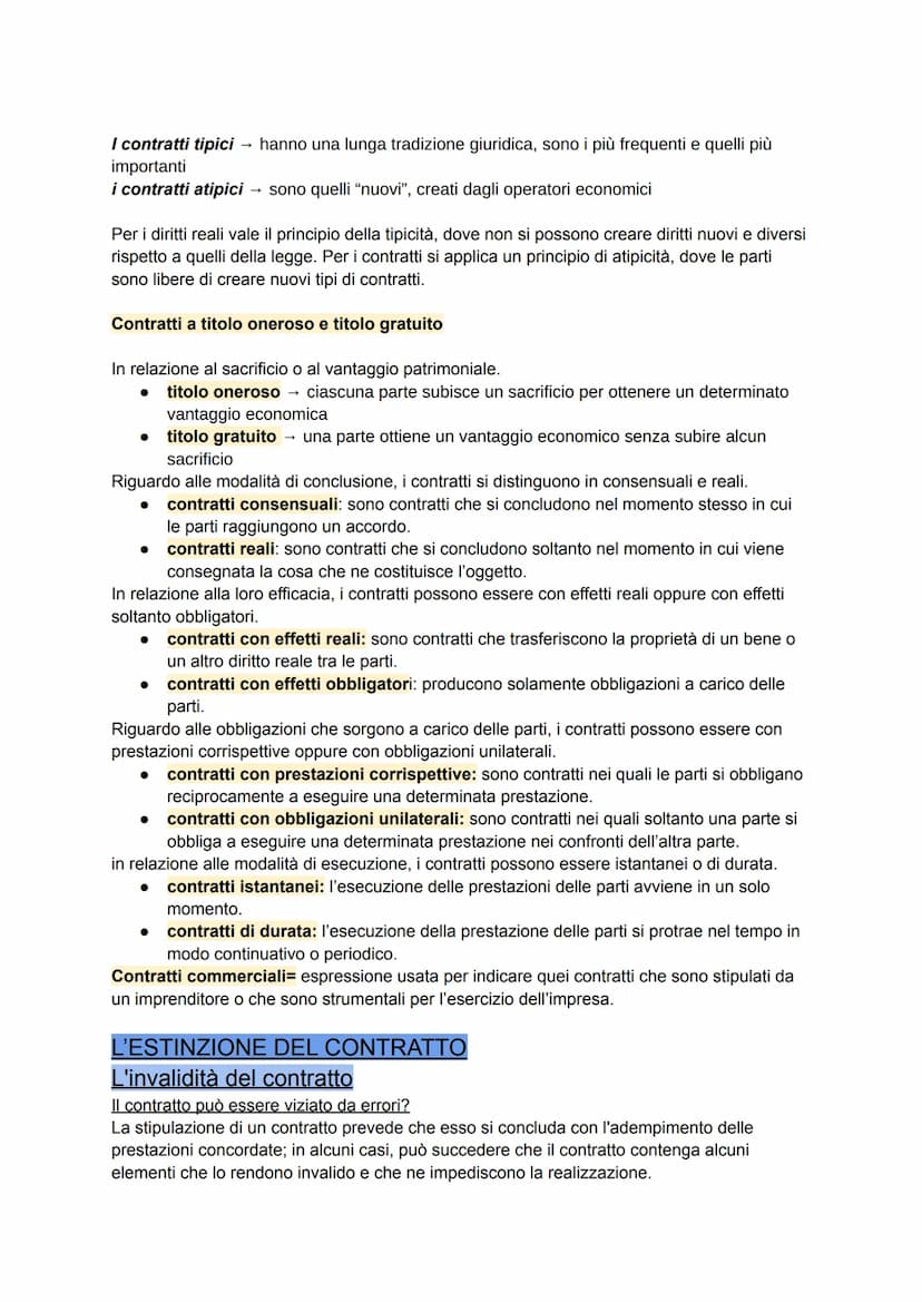 LA STRUTTURA DEL CONTRATTO
DEFINIZIONE E CARATTERI DEL CONTRATTO
CONTRATTO= accordo tra due o più parti per costituire, regolare o estinguer