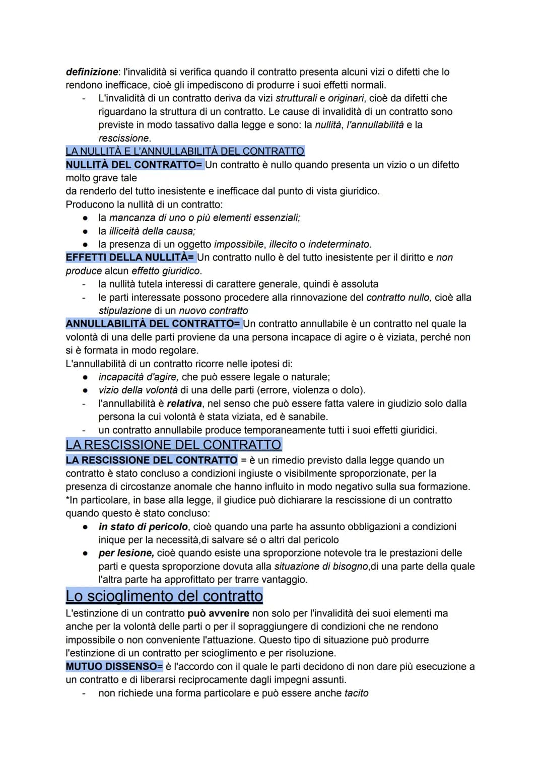 LA STRUTTURA DEL CONTRATTO
DEFINIZIONE E CARATTERI DEL CONTRATTO
CONTRATTO= accordo tra due o più parti per costituire, regolare o estinguer