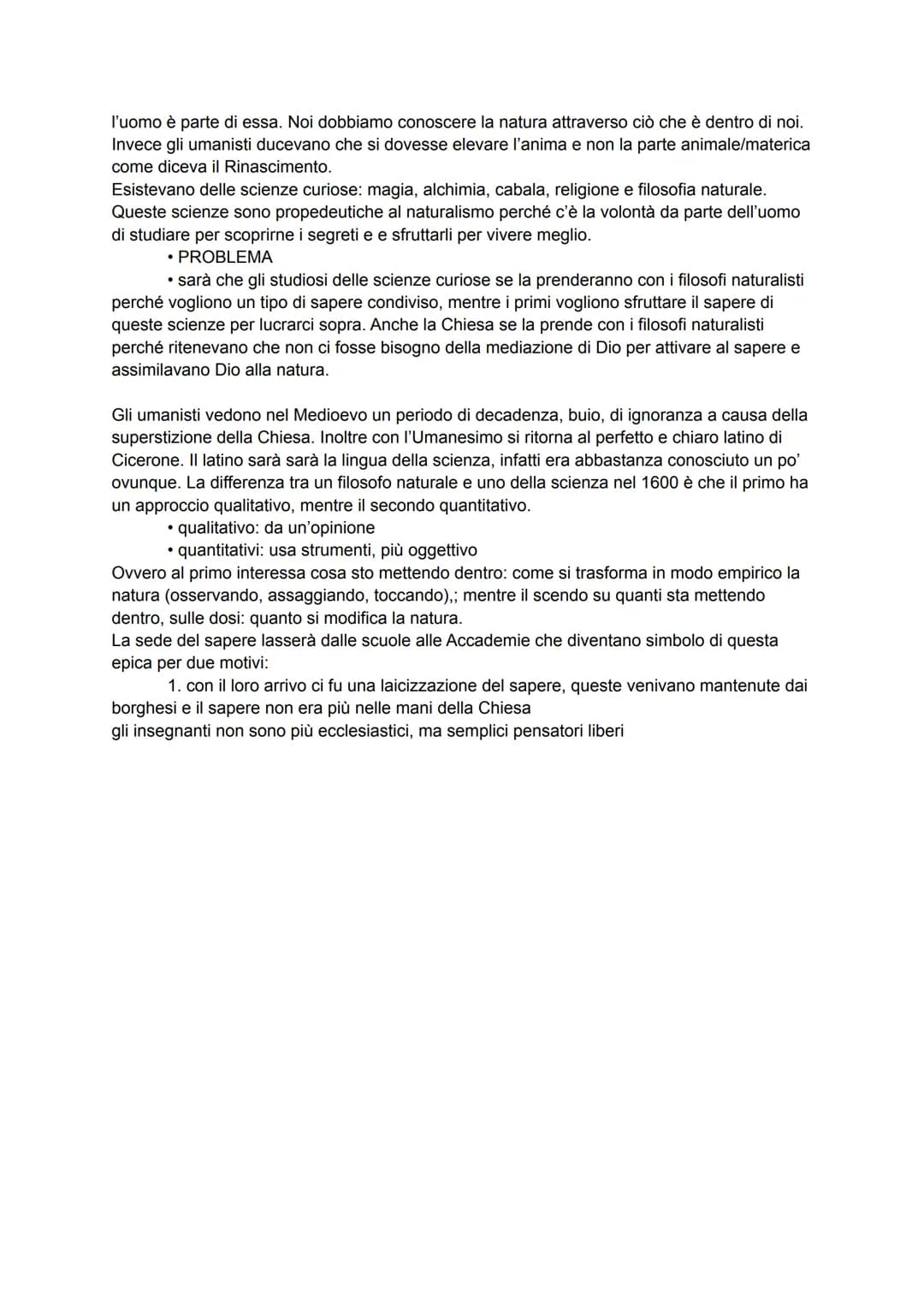 UMANESIMO fine 1300 inizio 1400
RINASCIMENTO circa 1500
Secondo filosofi italiani e francesi ritengono che l'Umanesimo sia stato un evento n