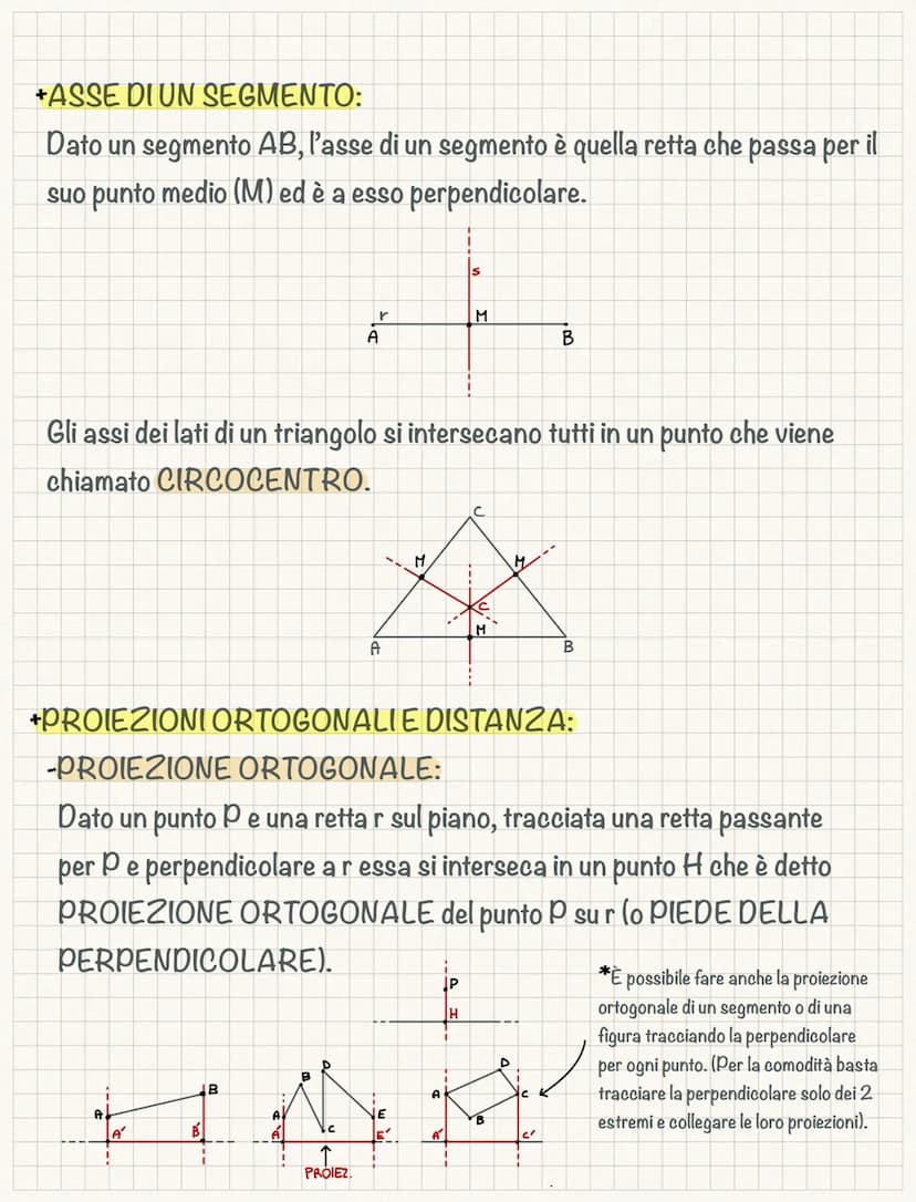 Rette parallele e perpendicolari
• RETTE PERPENDICOLARI
+RETTE INCIDENTI: 2 rette che giacciono sullo stesso piano si dicono
incidenti se si