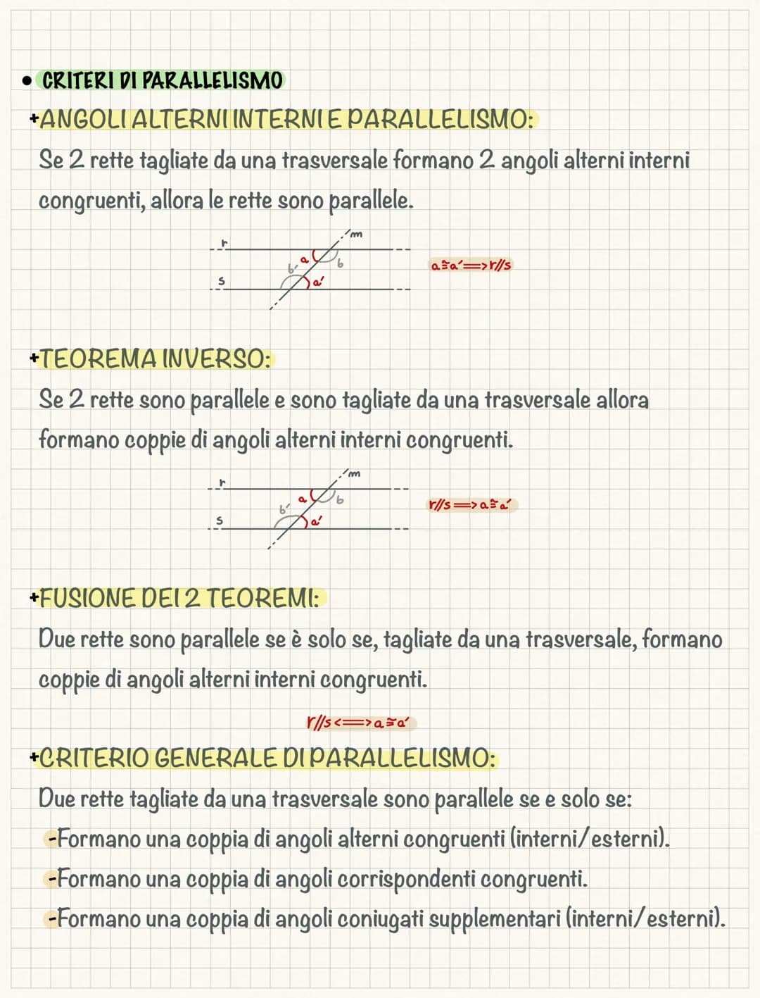 Rette parallele e perpendicolari
• RETTE PERPENDICOLARI
+RETTE INCIDENTI: 2 rette che giacciono sullo stesso piano si dicono
incidenti se si
