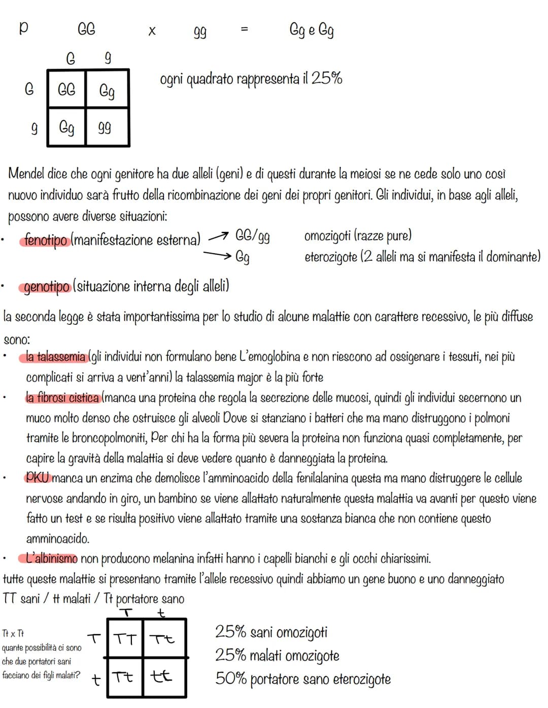 La Genetica
La genetica è la parte della biologia che si occupa degli studi dei caratteri ereditari, e cioè come il
materiale genetico viene